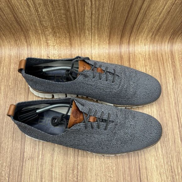 Cole Haan Gray Zerogrand Stitchlite Wingtip Oxford Dress Shoe C27692 Men Size 13 main image 4